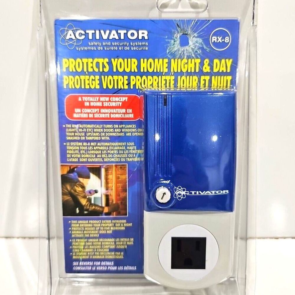 Activator Motion Sensor Detector Wireless Home Theft Security System RX-8 New